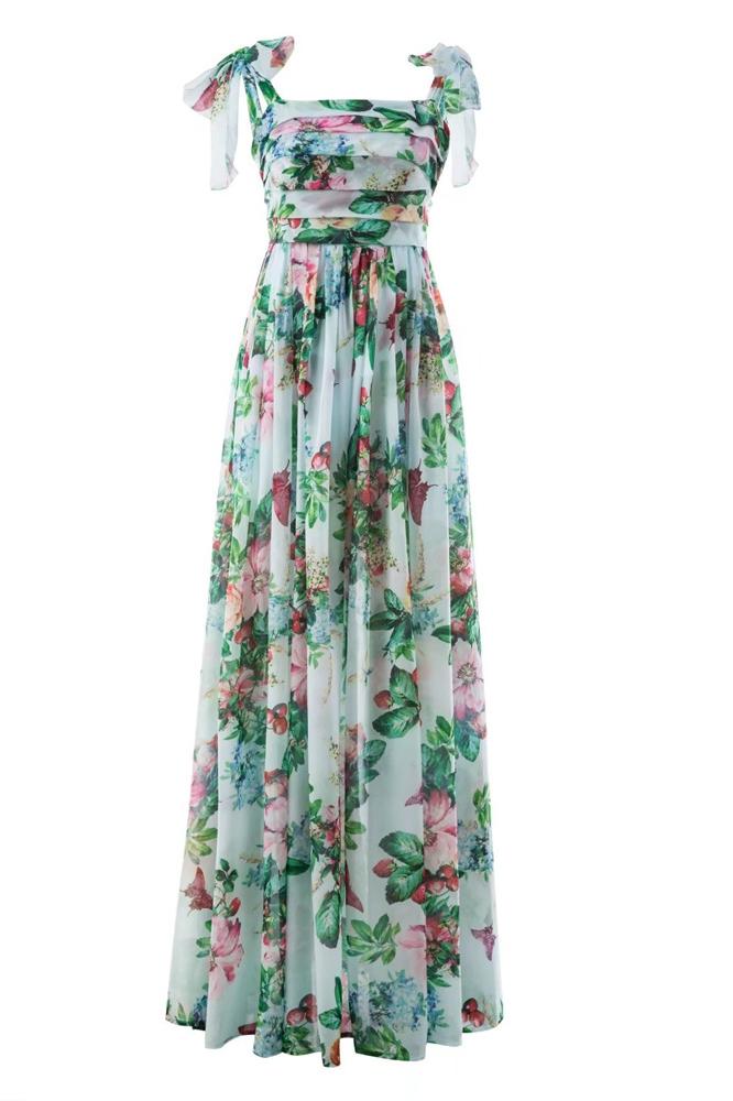 Alison™ - Blumiges Abendkleid