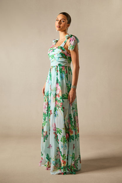 Alison™ - Blumiges Abendkleid